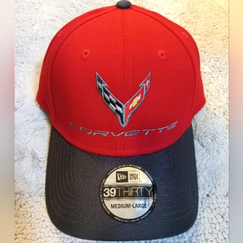Corvette Red and Black Cap